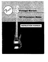 Fender 57-Precision-Bass-VintageSeries-US1983 - Owners Manual